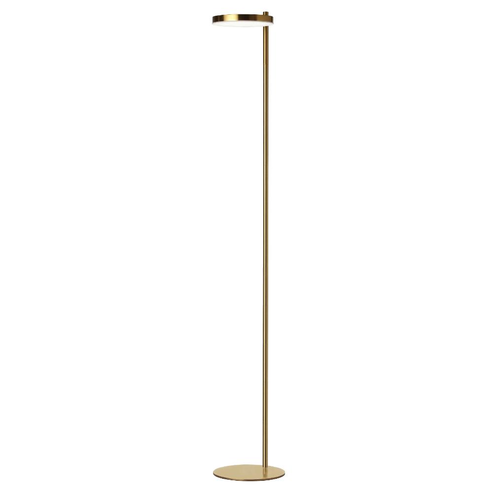 Dainolite FIA-6030LEDF-AGB Fia 1 Light LED Floor Lamp - Aged Brass