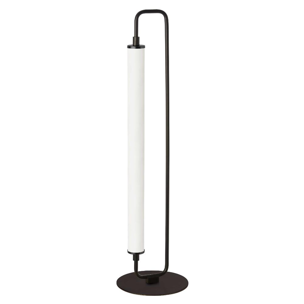 Dainolite FYA-2620LEDT-MB Freya 1 Light LED Table Lamp - Matte Black - White Acrylic