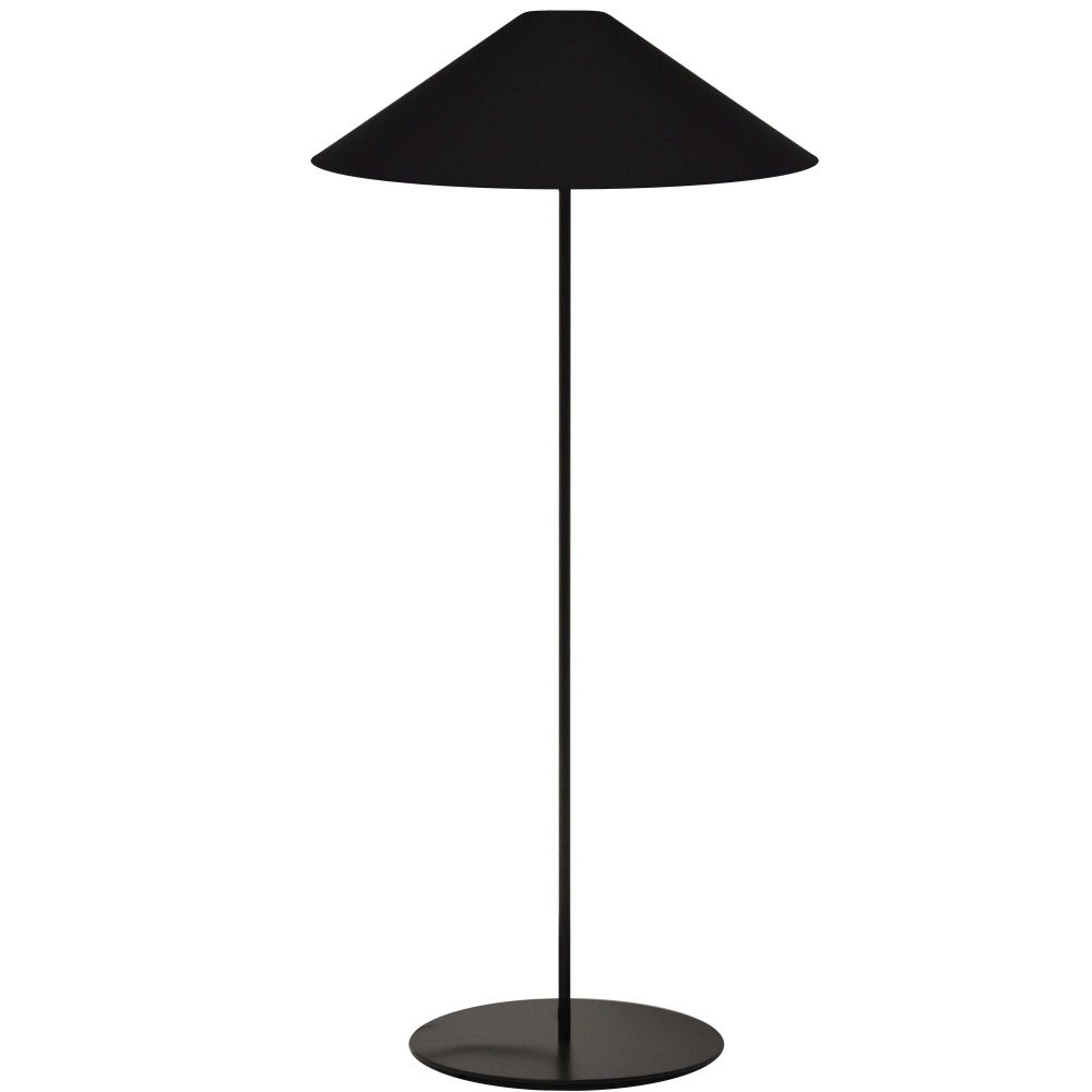 Dainolite MM241F-BK-797 Maine 1 Light Floor Lamp - Black Tapered Shade