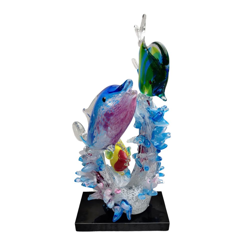 Dale Tiffany AS19253 Coral Reef Handcrafted Art Glass Sculpture