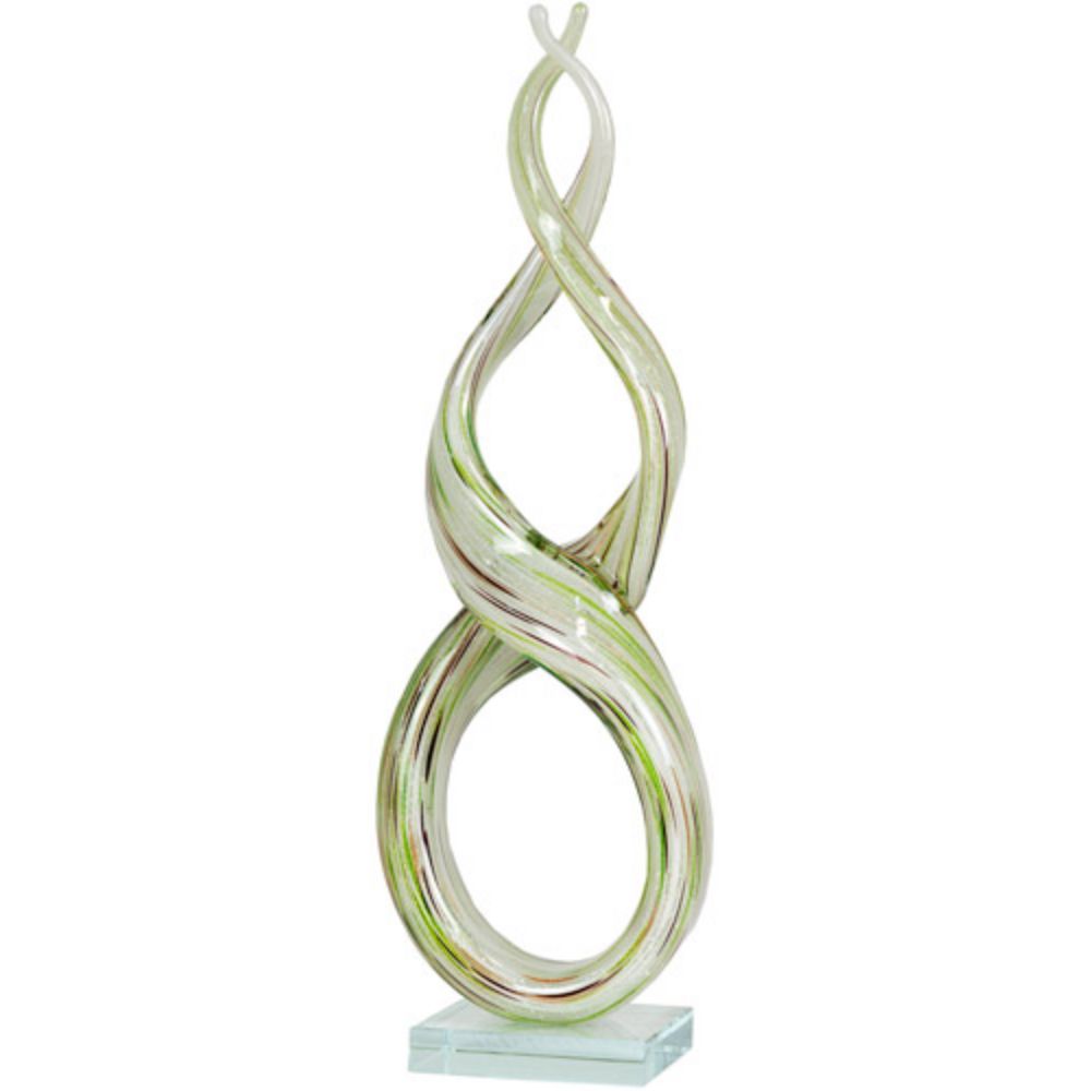 Dale Tiffany AS20356 Intertwined Handcrafted Art Glass Sculpture
