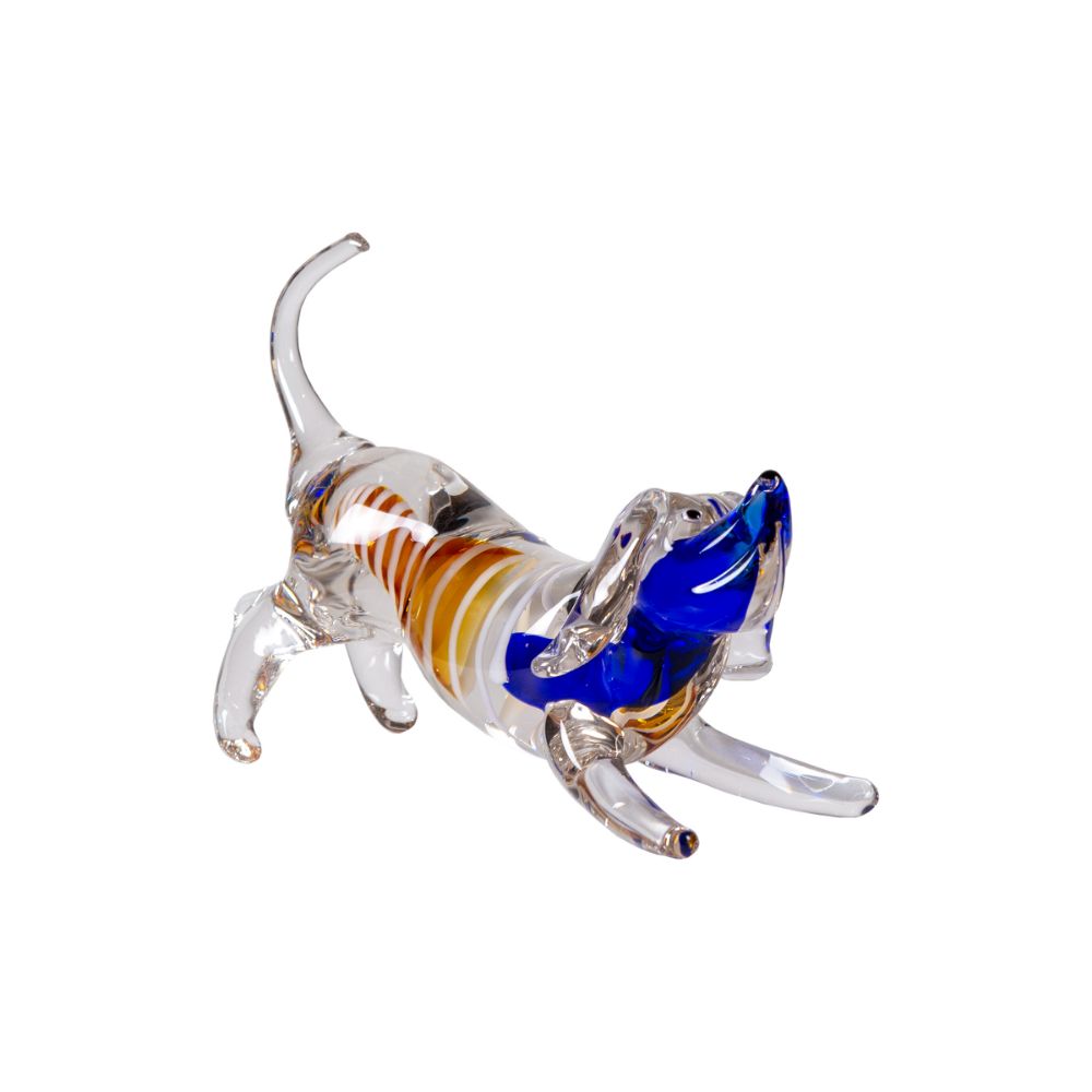Dale Tiffany AS21248 Joey Dog Handcrafted Art Glass Figurine