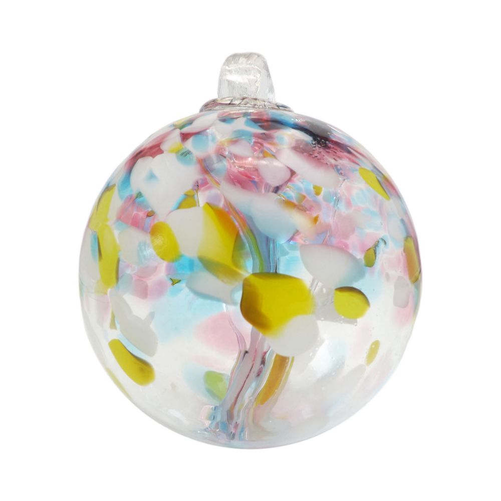 Dale Tiffany AS22228-D6 Tree of Life - Spring Hand Blown Art Glass Ornament-6"D