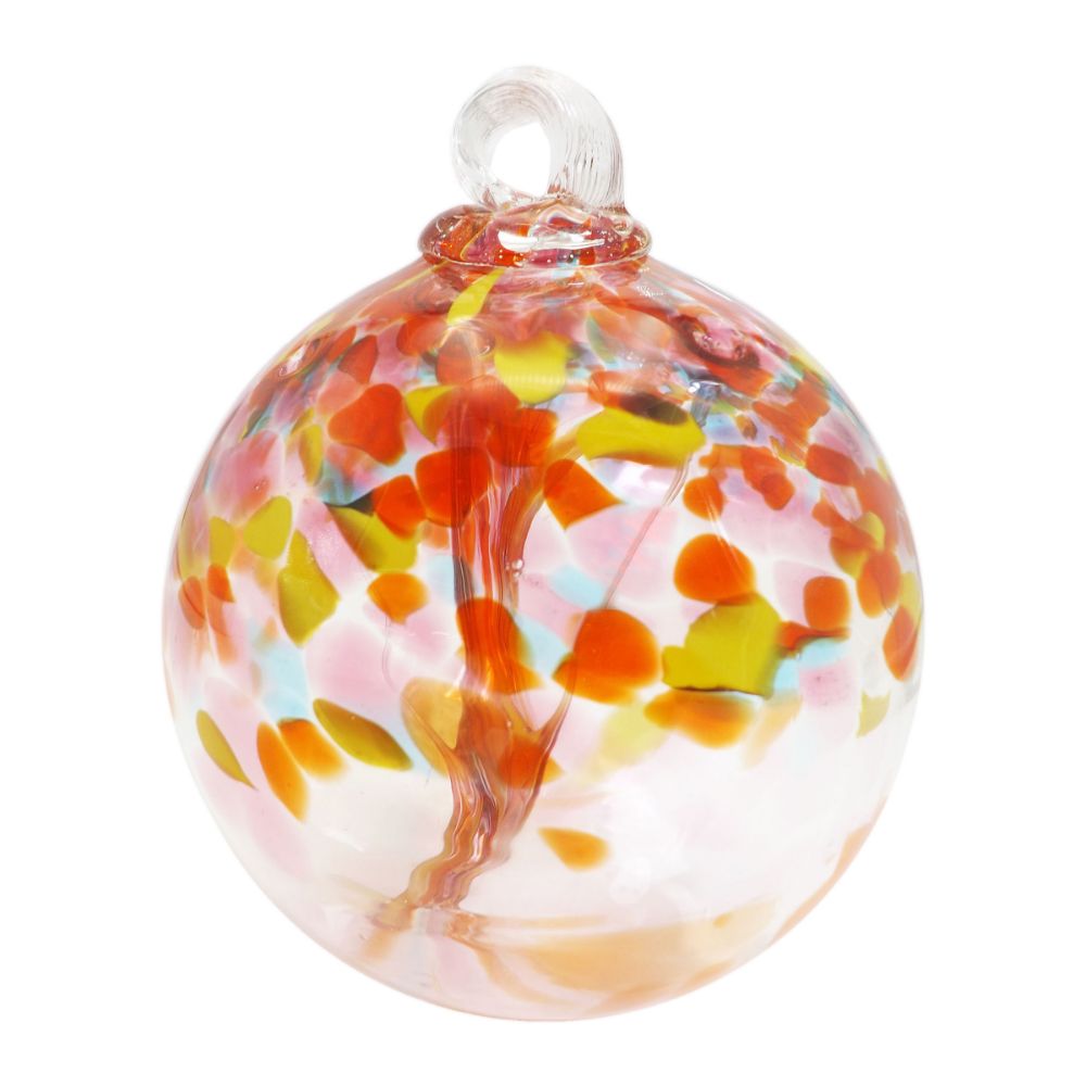 Dale Tiffany AS22233-D4 Tree of Life - Eden Hand Blown Art Glass Ornament-4"D