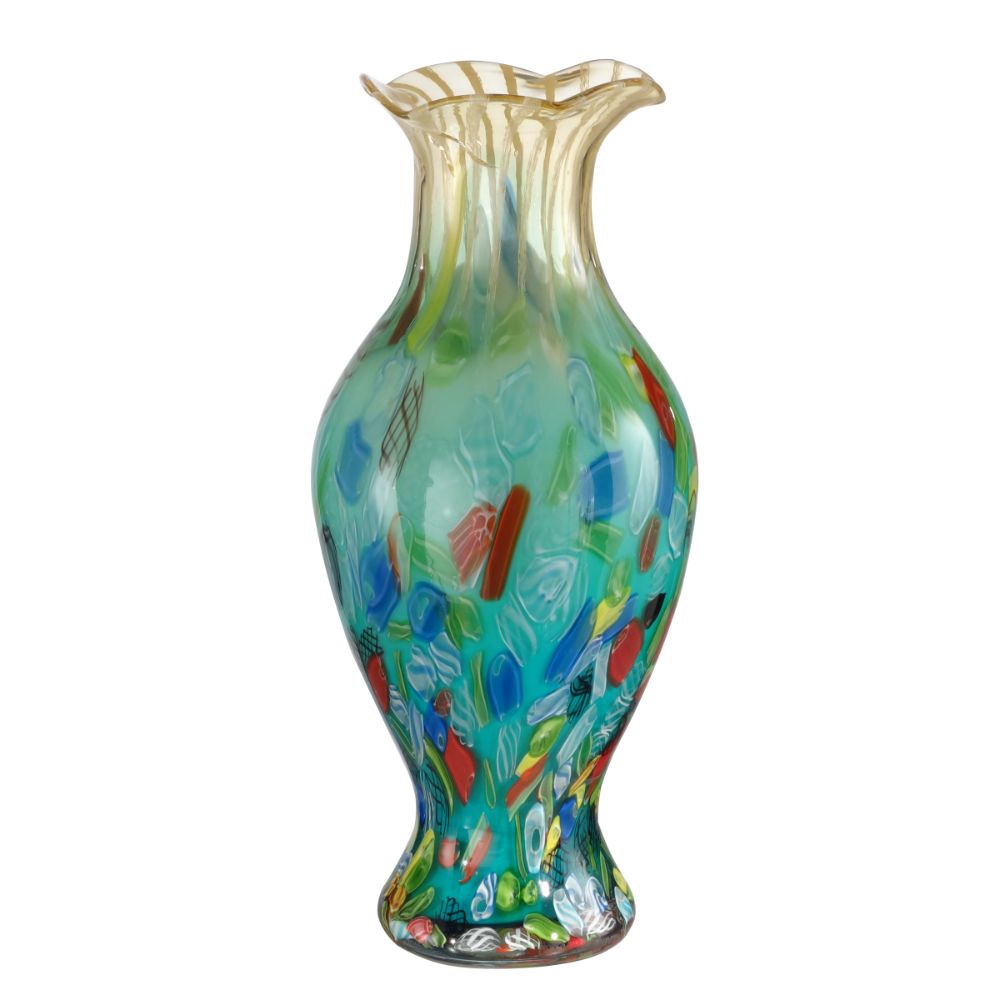 Dale Tiffany AV13238 Festive Ruffle Vase