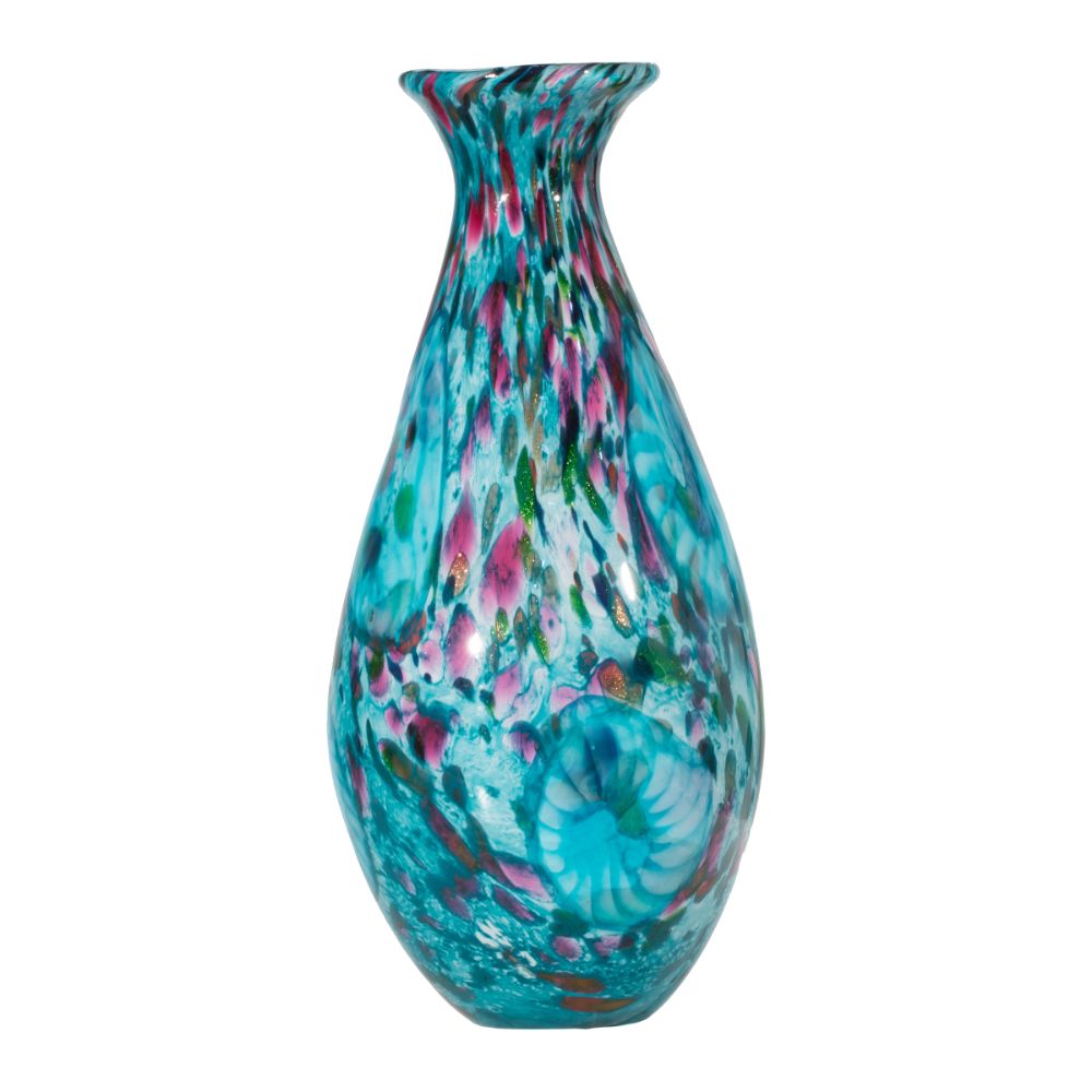 Dale Tiffany AV19234 Leona Hand Blown Art Glass Vase