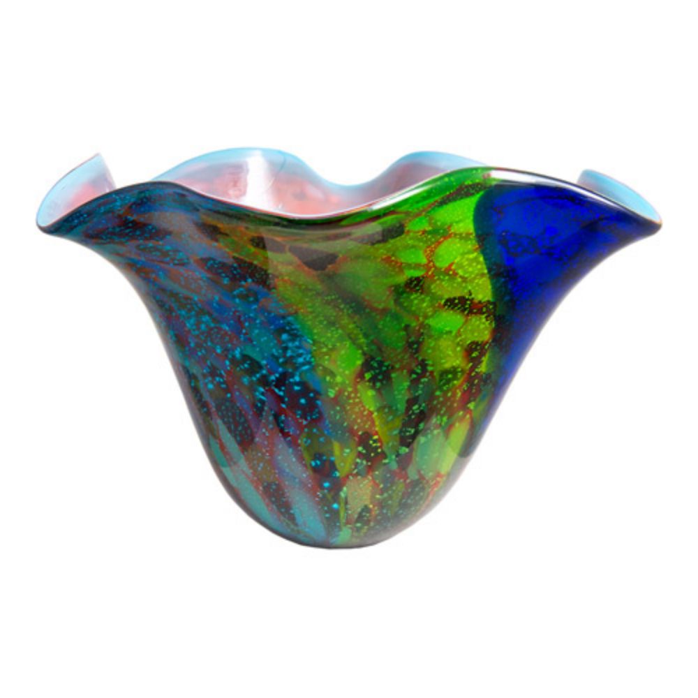 Dale Tiffany AV20338 Crivelli Hand Blown Art Glass Vase