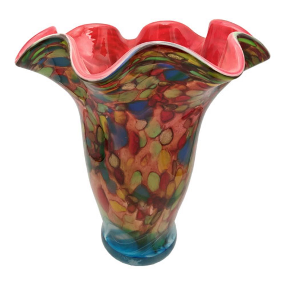 Dale Tiffany AV21003 Andissa Hand Blown Art Glass Vase