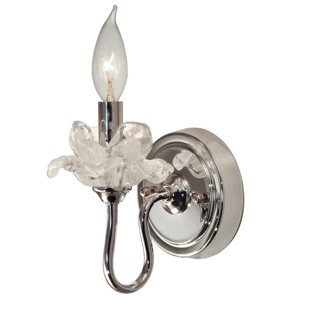 Dale Tiffany GW15329 Bittersweet Crystal Wall Sconce in Polished Chrome