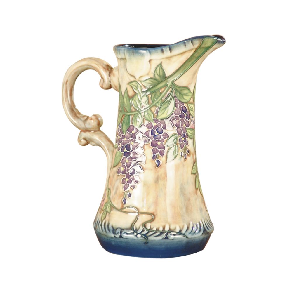 Dale Tiffany PA500207 Grape Vine Hand Painted Porcelain Jug