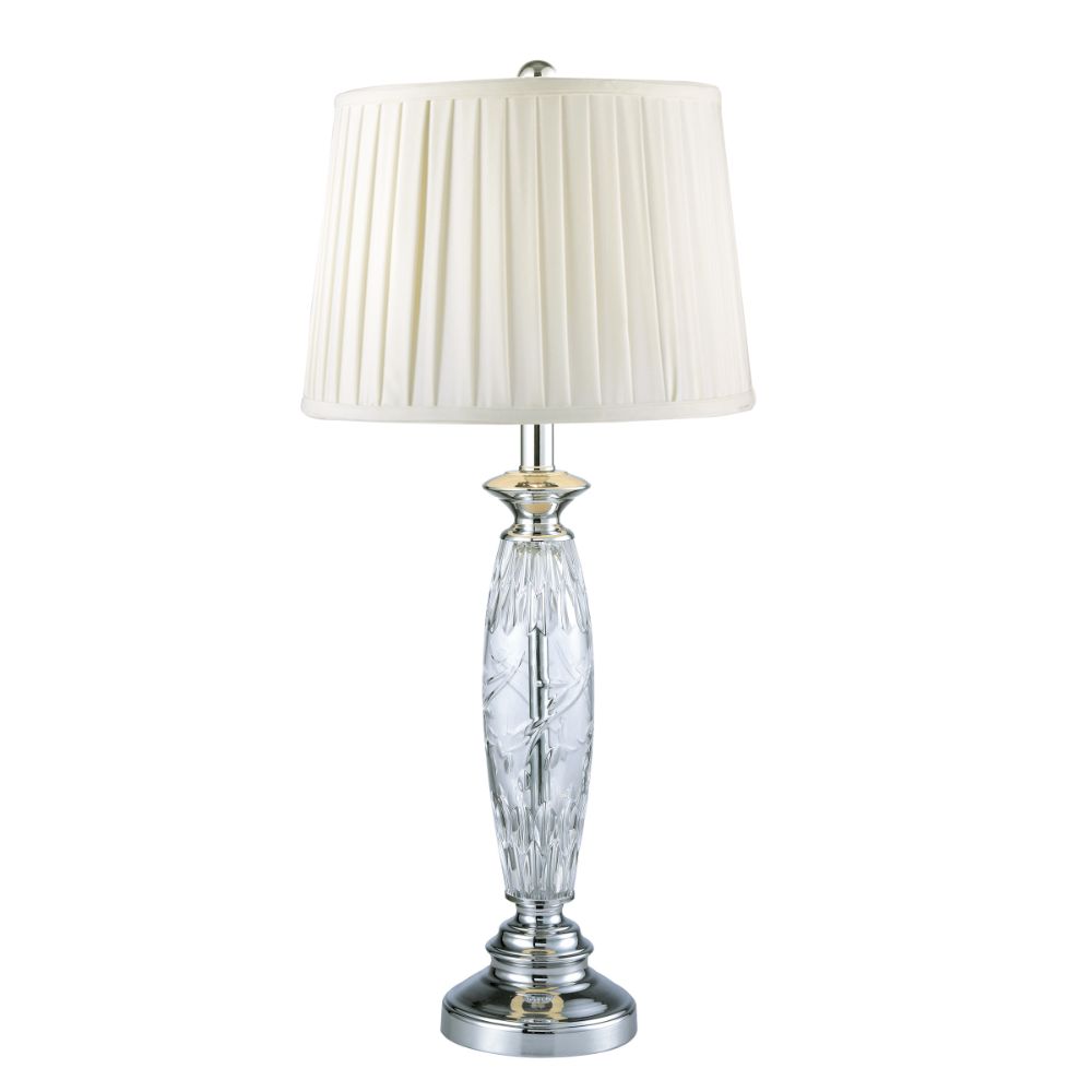 Dale Tiffany SGT16160F Powis 24% Lead Crystal Table Lamp