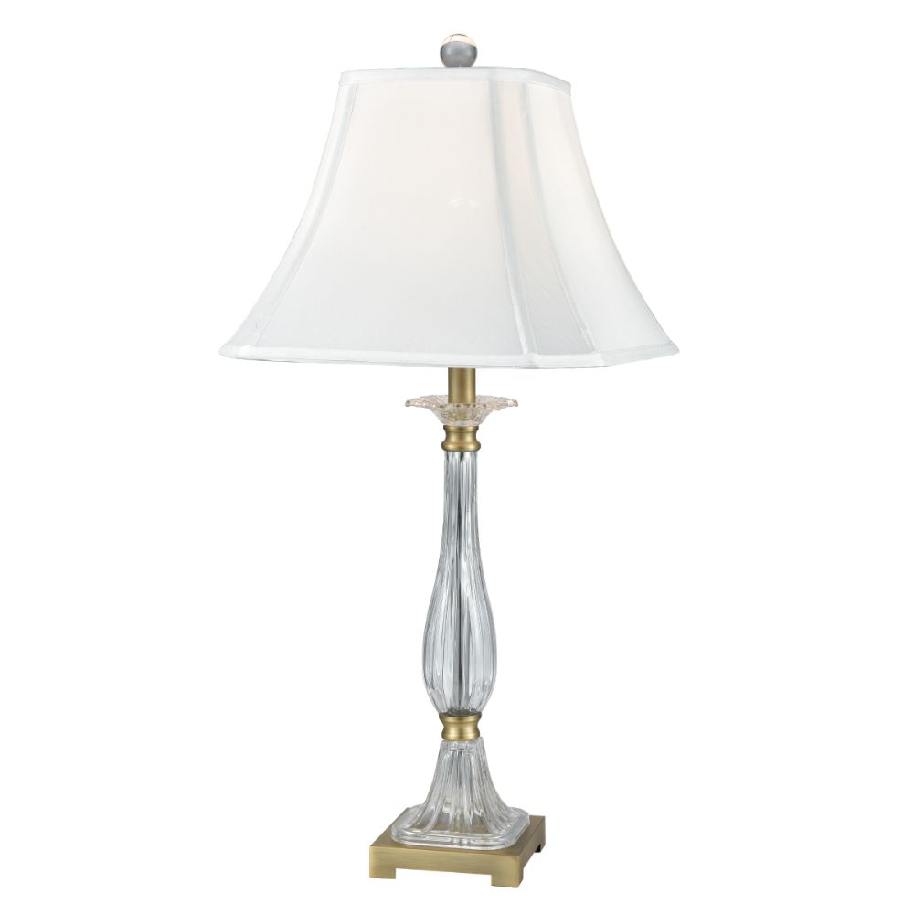 Dale Tiffany SGT17166 Spring Hill 24% Lead Hand Cut Crystal Table Lamp