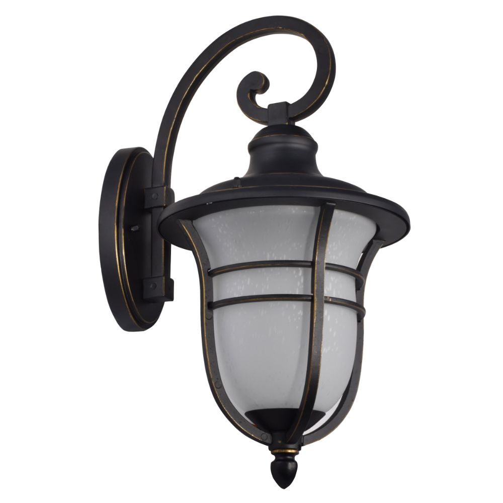 Dale Tiffany SPW17051 Impression Outdoor Wall Sconce in Black Gold