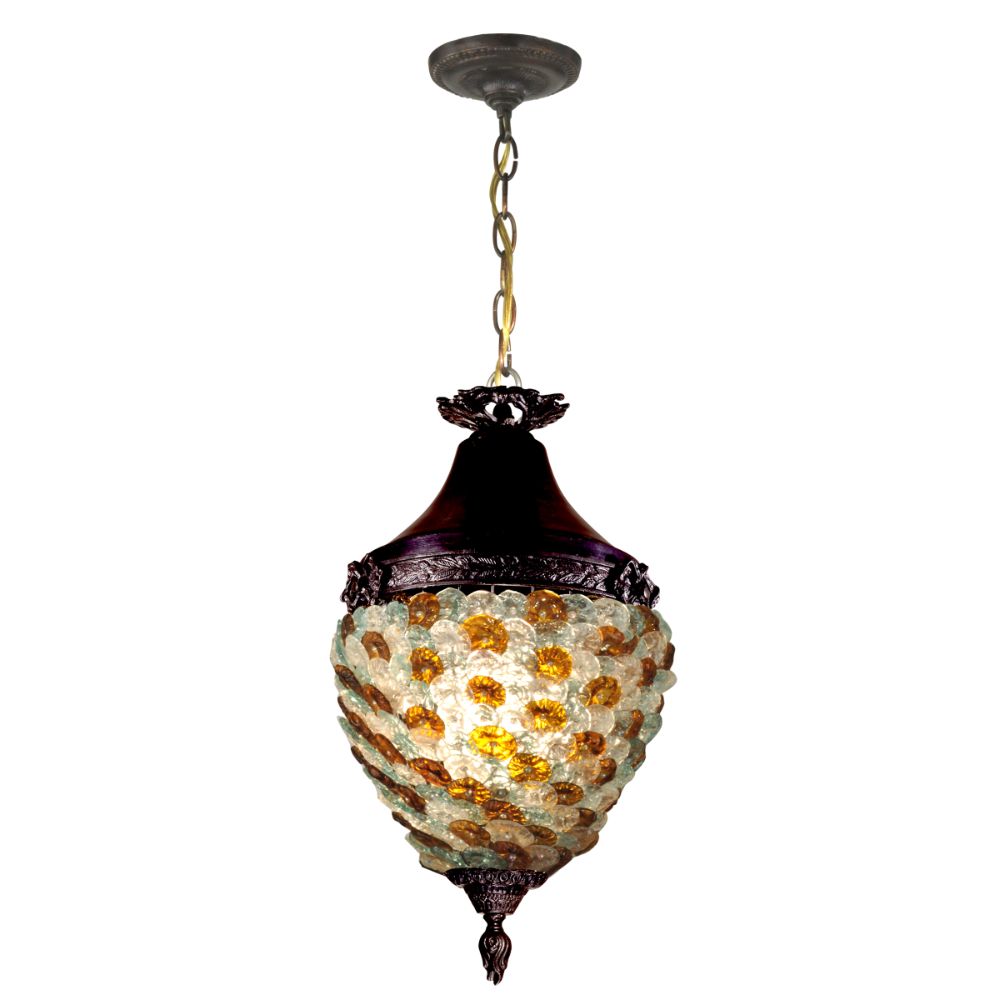 Dale Tiffany TH13053 Glass Flower Hanging Fixture
