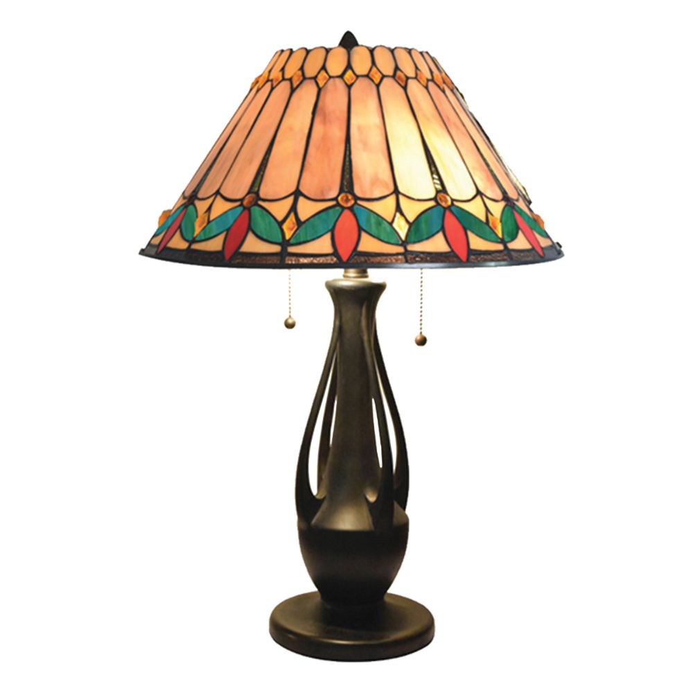Dale Tiffany TT18175 Jardin Tiffany Table Lamp