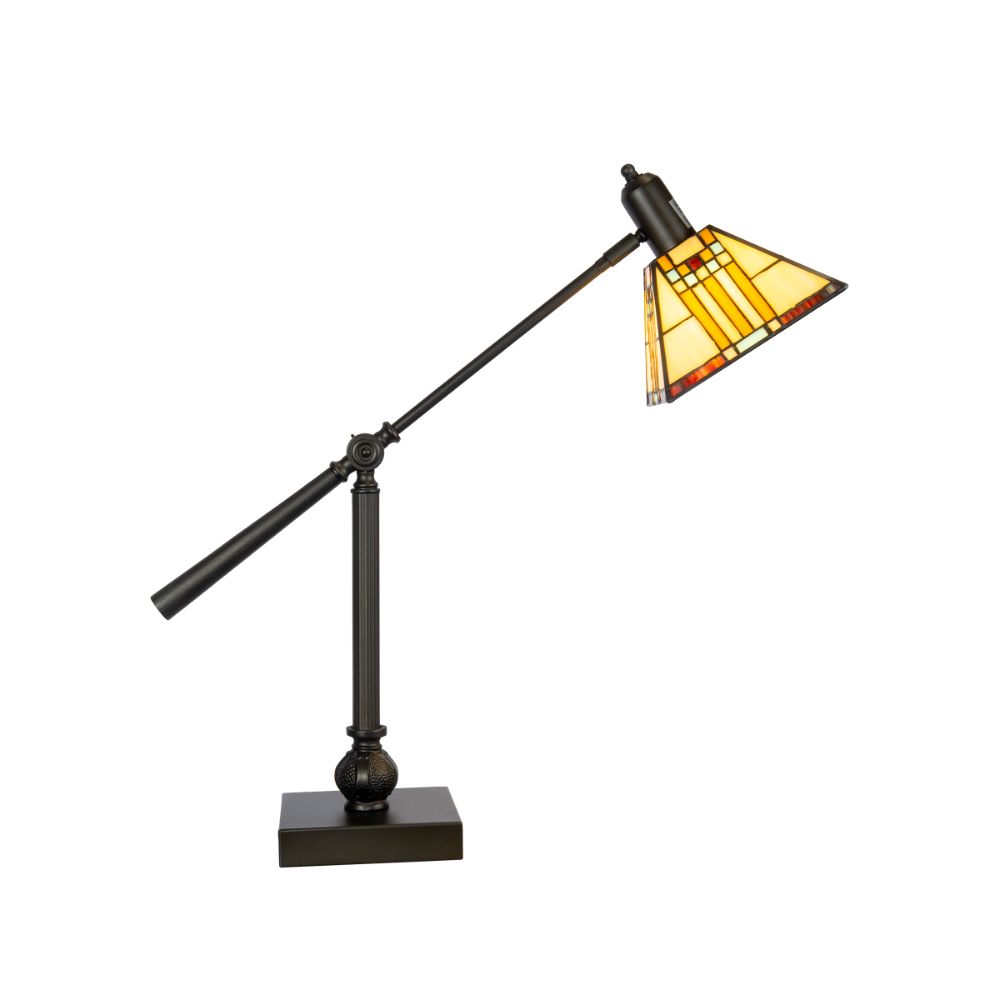 Dale Tiffany TT90492 Mission Bank Table Lamp