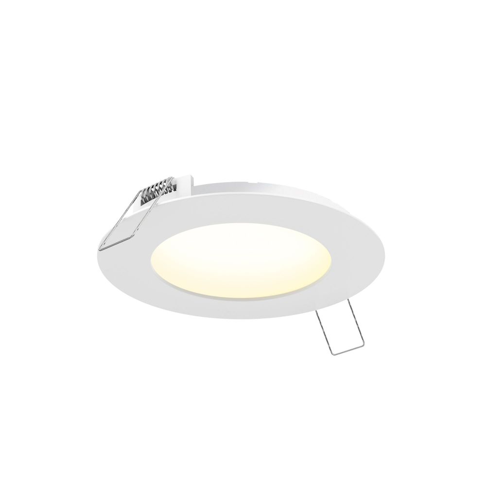 Dals Lighting 2006-WH 6 Inch Round LED Recessed Panel Light in White