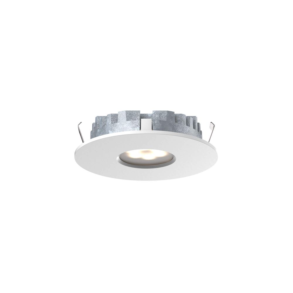 Dals Lighting 4001-CC-WH 12V LED recessed superpuck, 5CCT in White