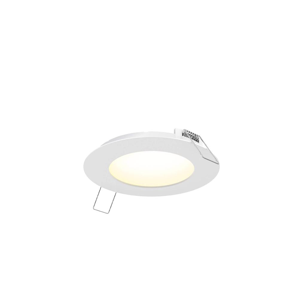 DALS Lighting 5004-DW-WH 4" Round Panel Light With Dim-To-Warm Technology