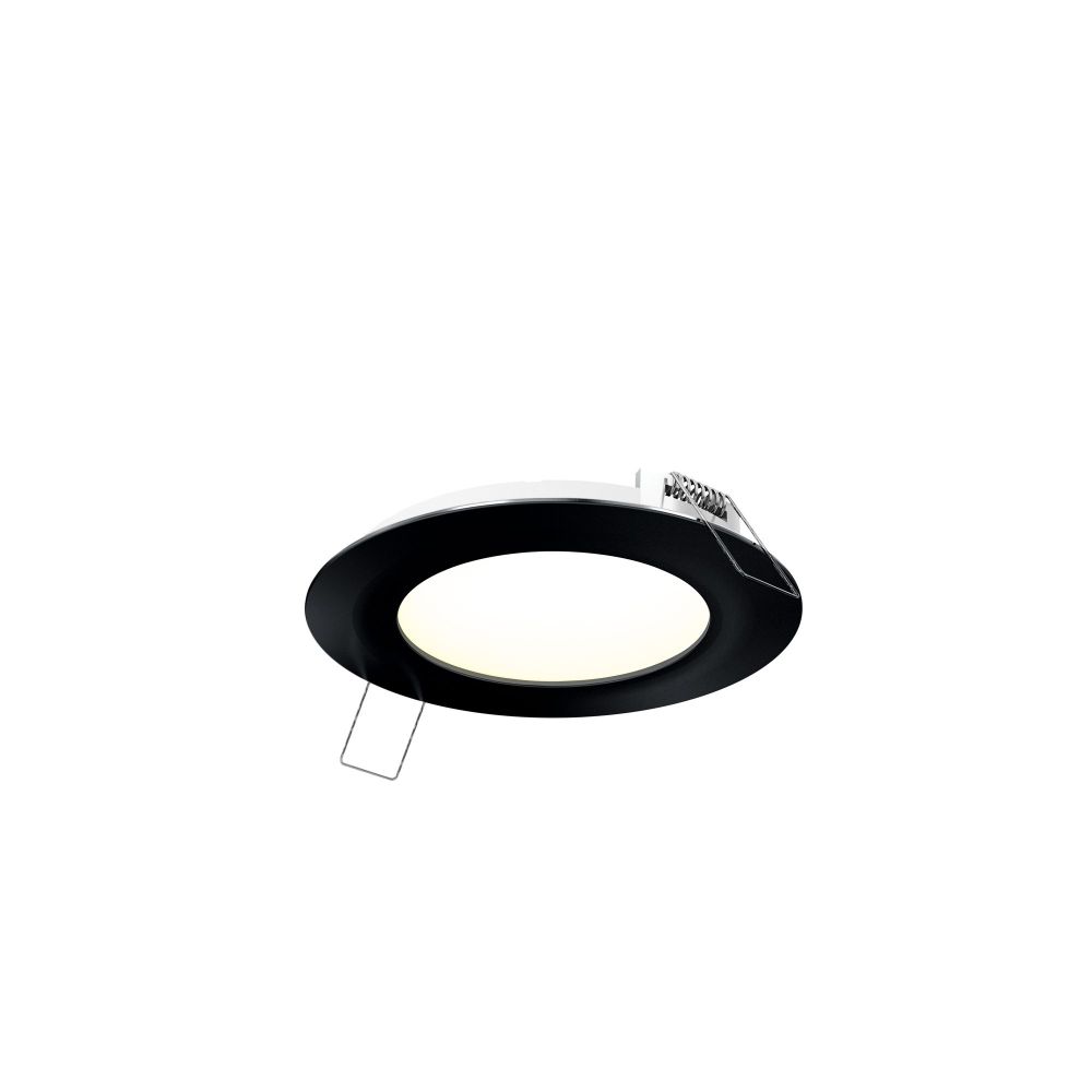Dals Lighting 5004-CC-BK Color Temperature Changing 4" Round Panel Light in Black