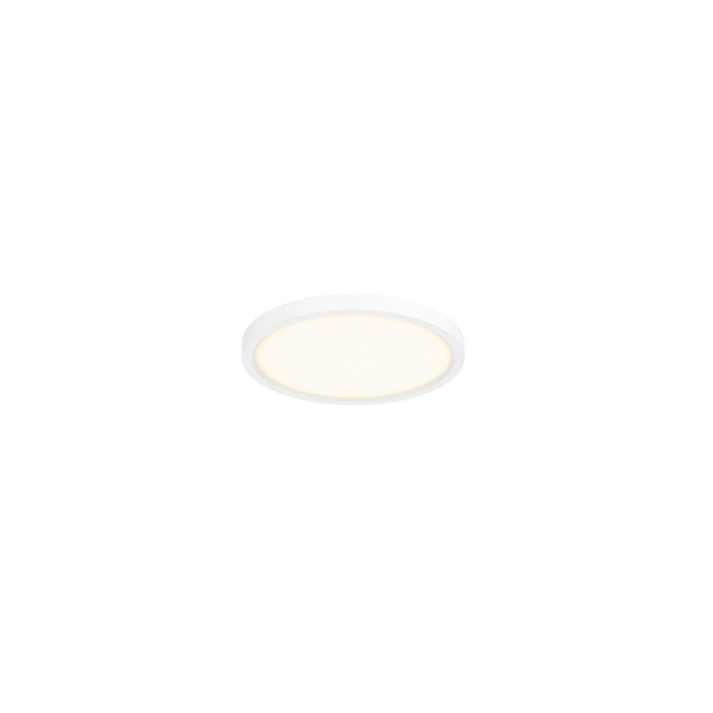 Dals Lighting 7205-WH Slim Round Flush Mount in White