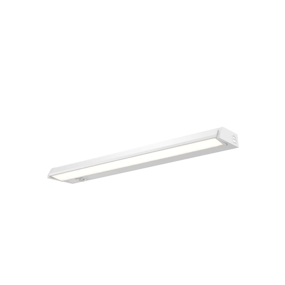 Dals Lighting 9024CC-WH 24 Inch CCT Hardwired Linear Under Cabinet Light in White