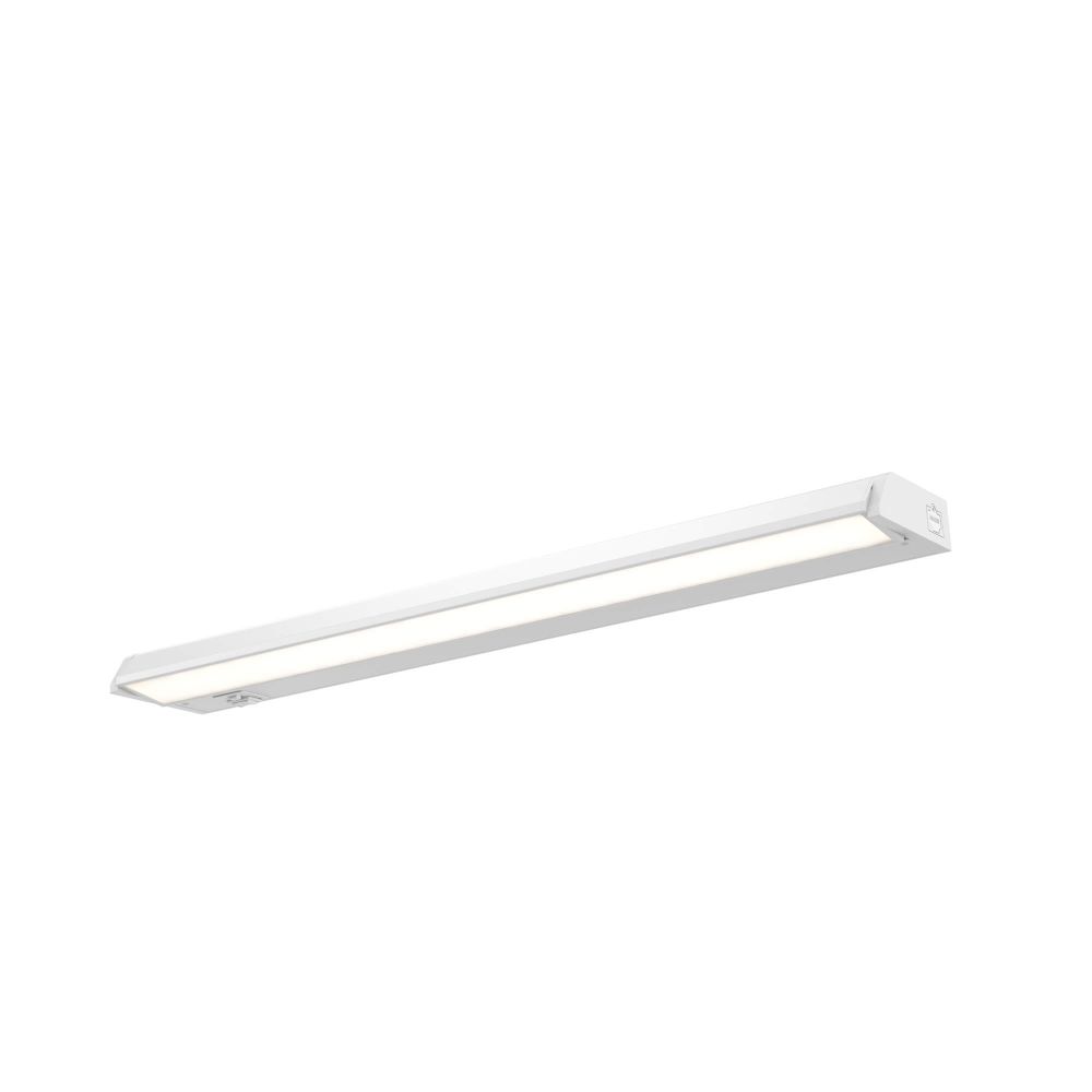 Dals Lighting 9030CC-WH 30 Inch CCT Hardwired Linear Under Cabinet Light in White