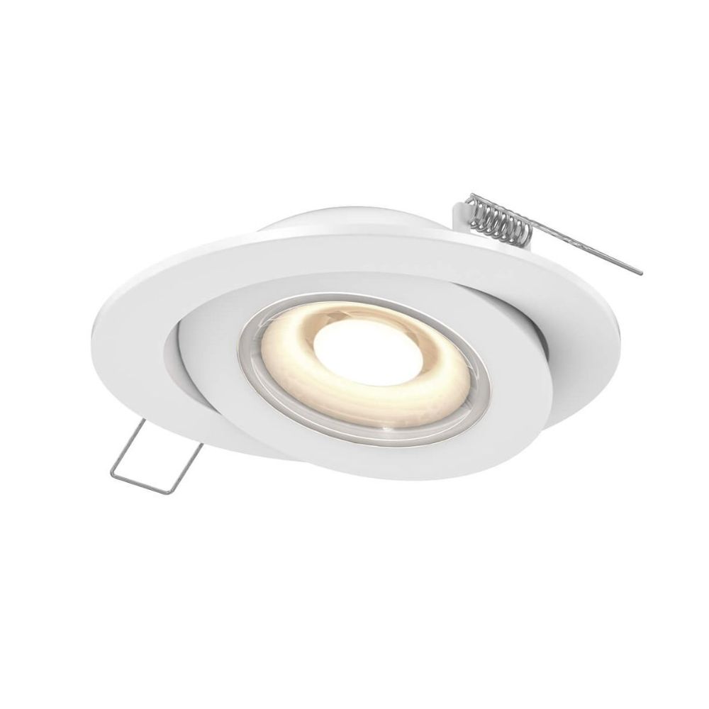 Dals Lighting FGM4-3K-WH 4" Flat Gimbal Recessed Light in White