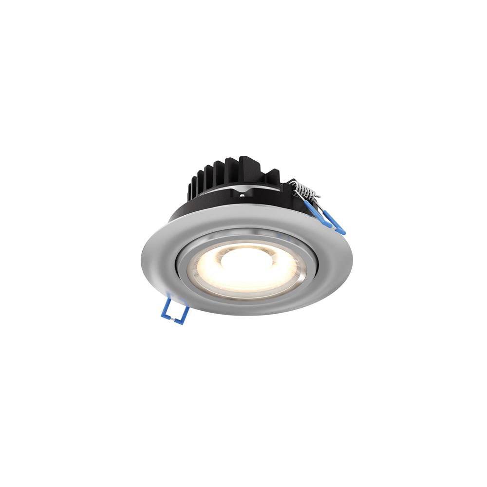 Dals Lighting GMB4-3K-SN 4" LED Round Gimbal, 11W, 3000K, 1130 Lumens 90 CRI - Satin Nickel