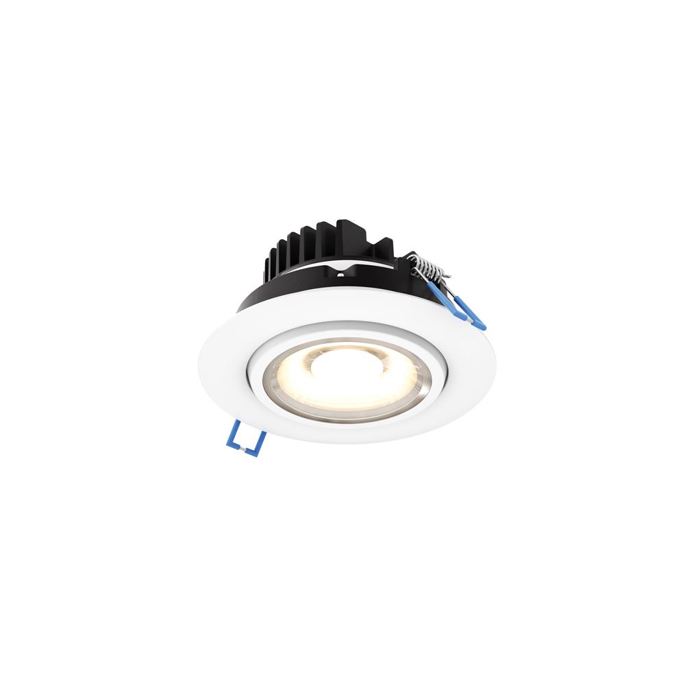 Dals Lighting GMB4-3K-WH 4" LED Round Gimbal, 11W, 3000K, 1130 Lumens 90 CRI - Whiteite