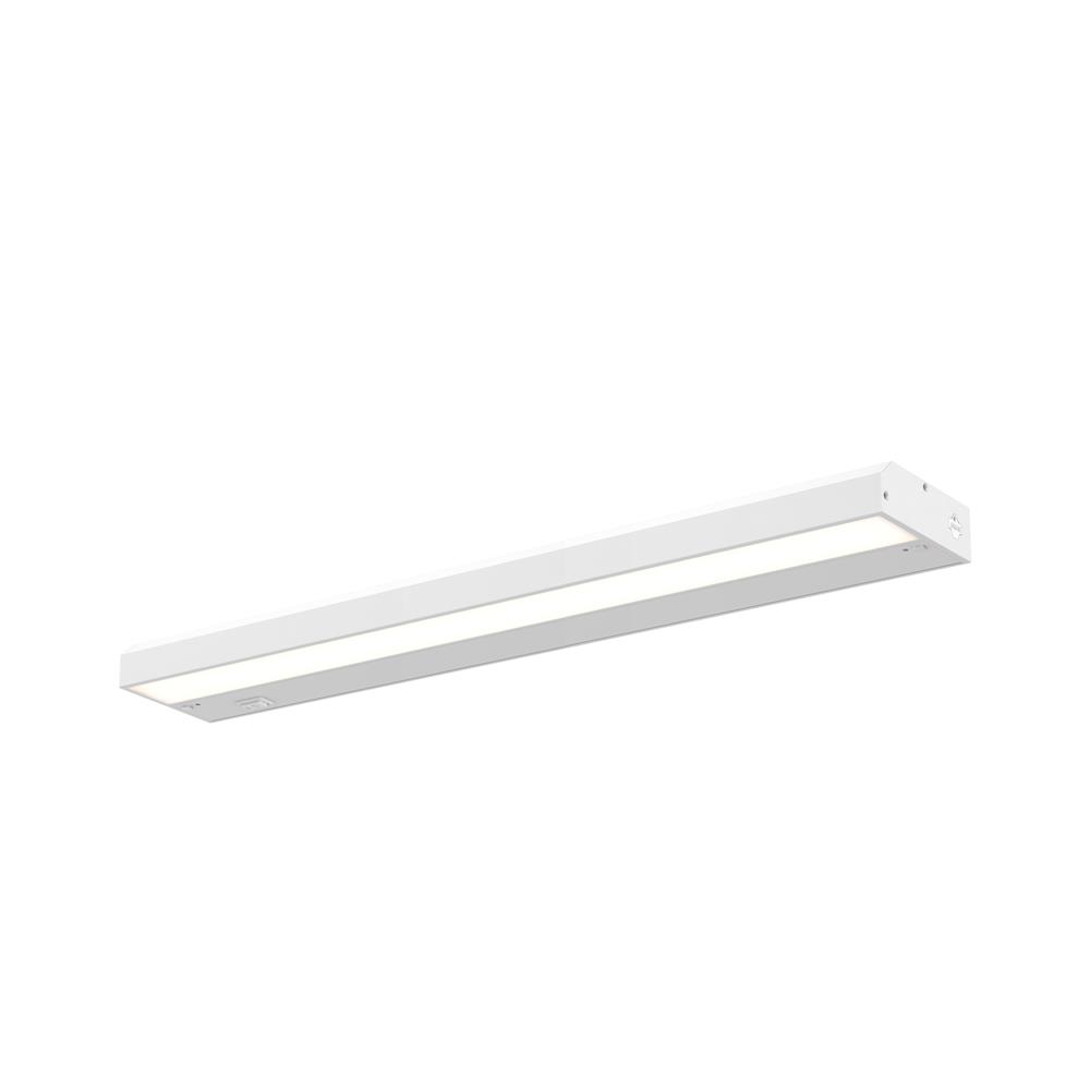 Dals Lighting HLF30-3K-WH 30 Inch Hardwired LED Under Cabinet Linear Light in White