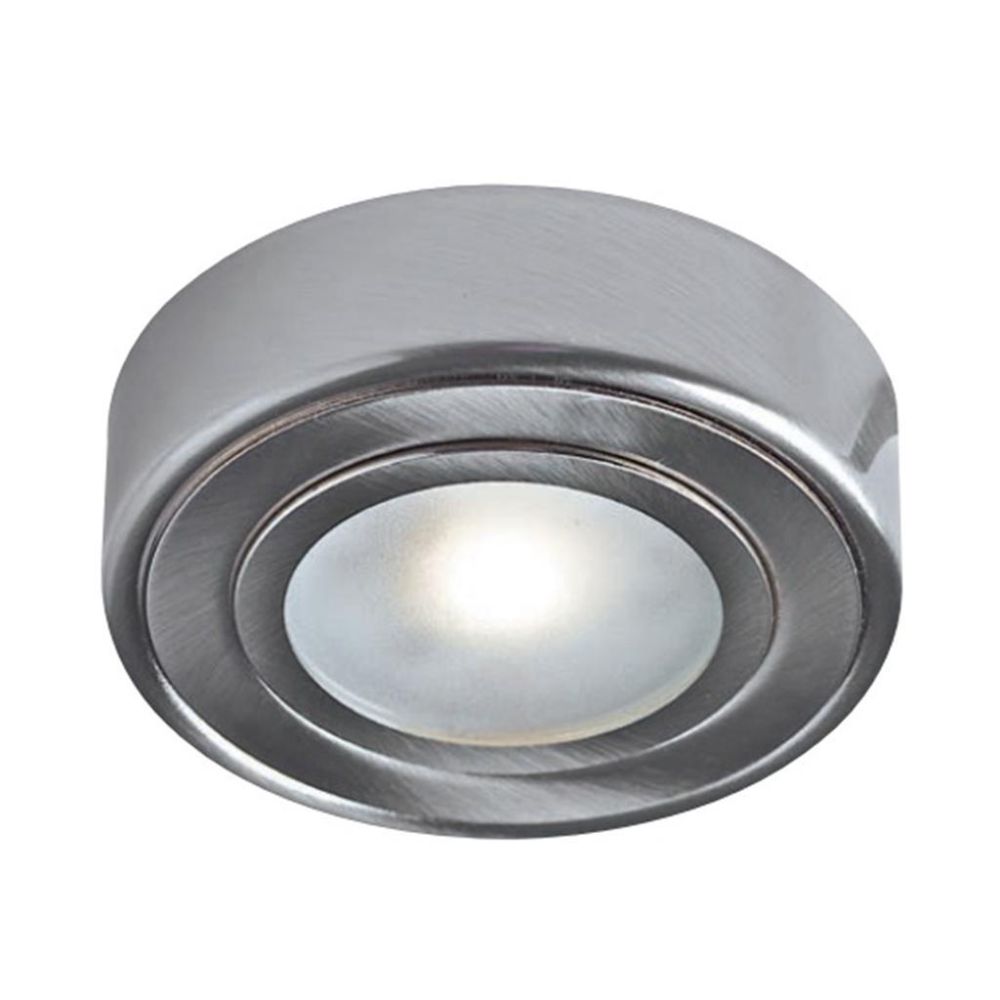 Dals Lighting K4005FR-SN 1 Light 3" Round LED Two in One Under Cabinet Puck Light in Satin Nickel