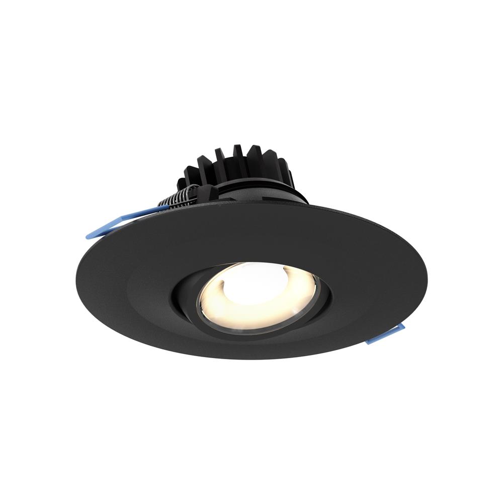 Dals Lighting LEDDOWNG4-BK 4" LED Round Gimbal Recessed Light, 8W, 3000k, 500 Lumens 90 CRI - Bk