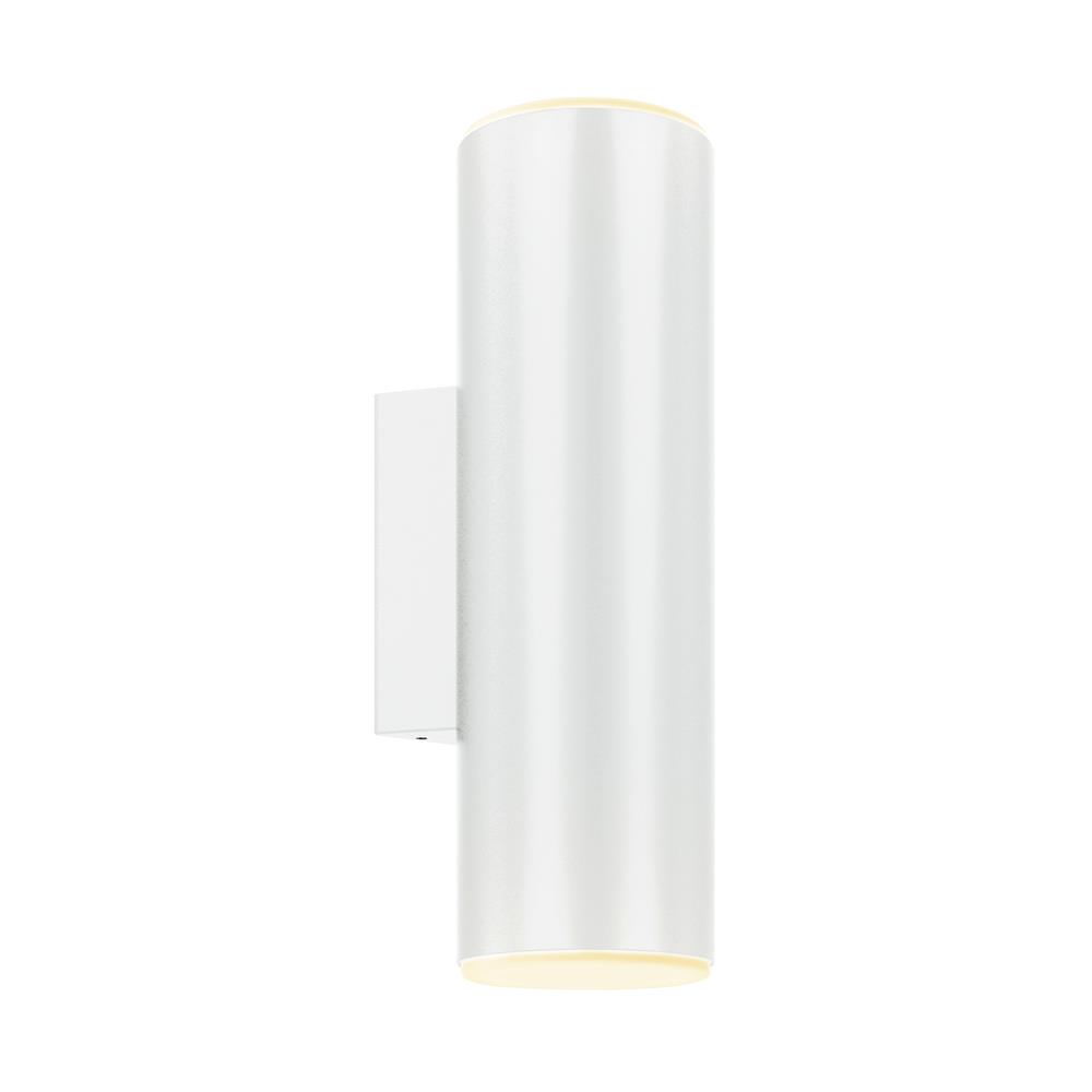 Dals Lighting LEDWALL-A-WH 4 Inch Round Adjustable LED Cylinder Sconce in White