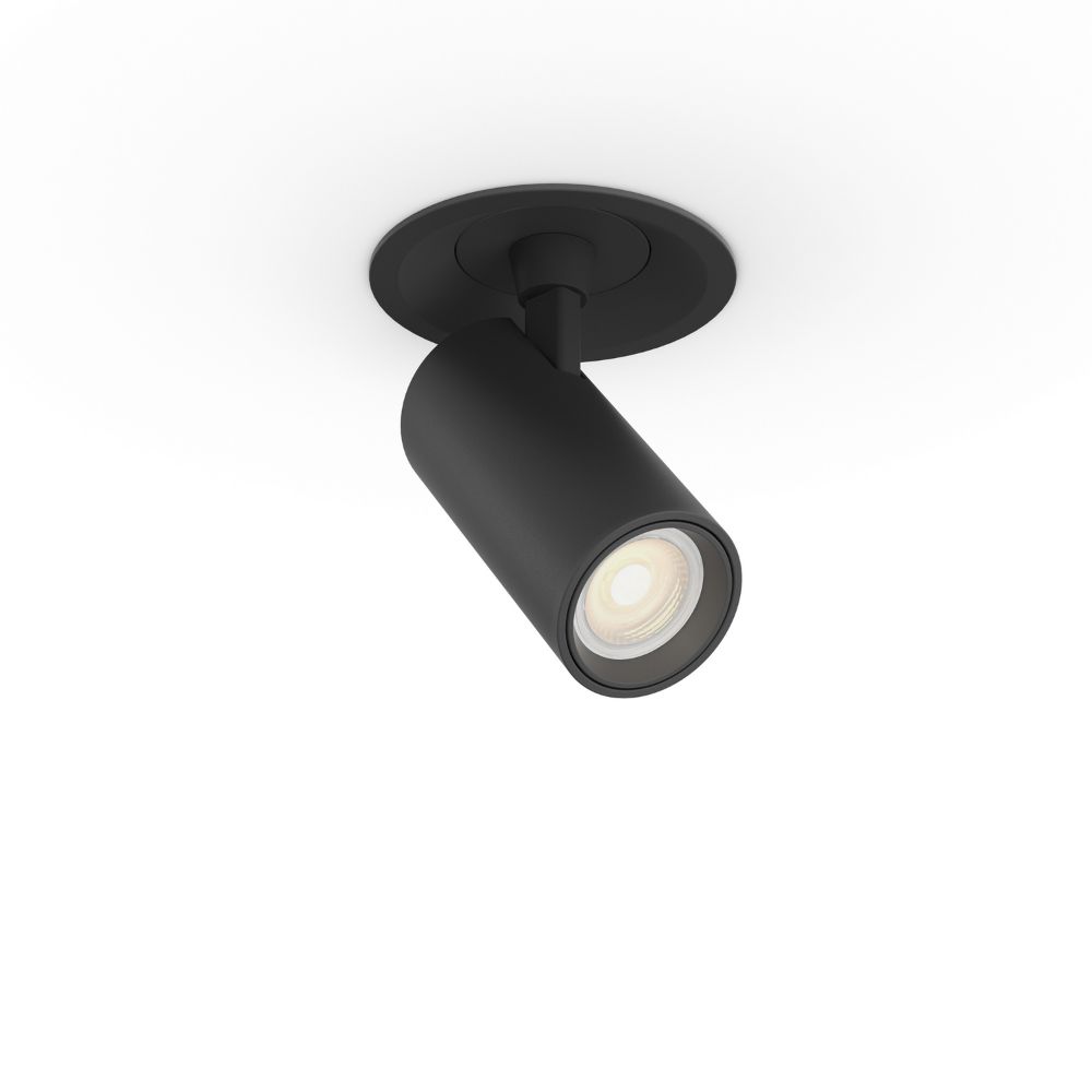Dals Lighting MFD03-3K-BK 3" Multi Functional Recessed Light with Adjustable Beam in Black
