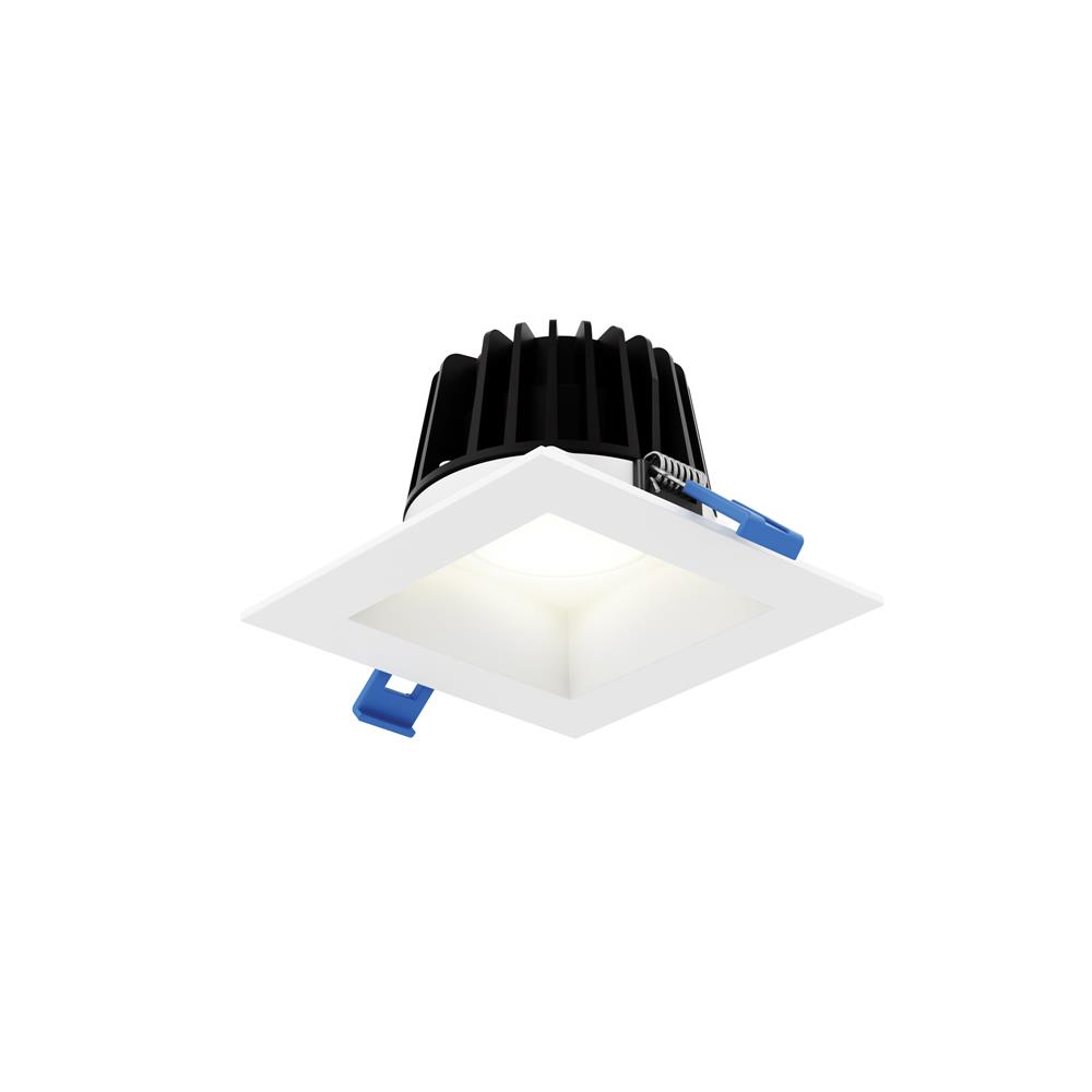 Dals Lighting RGR4SQ-3K-WH 4" Square Smooth Baffle, 15W, 3000K, 1100 Lumens - Whiteite