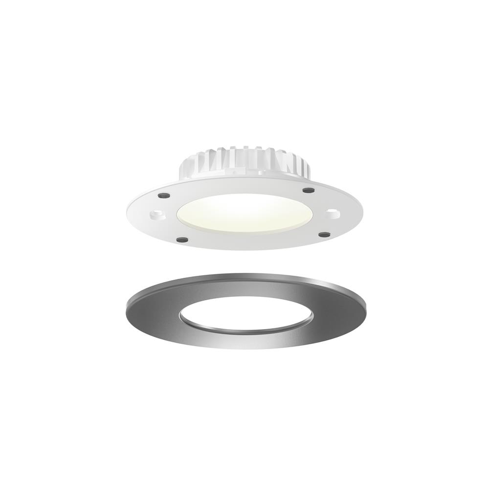 Dals Lighting RTF4-3K-SN 4" panel light retrofit for octagonal junction box and 4" can
