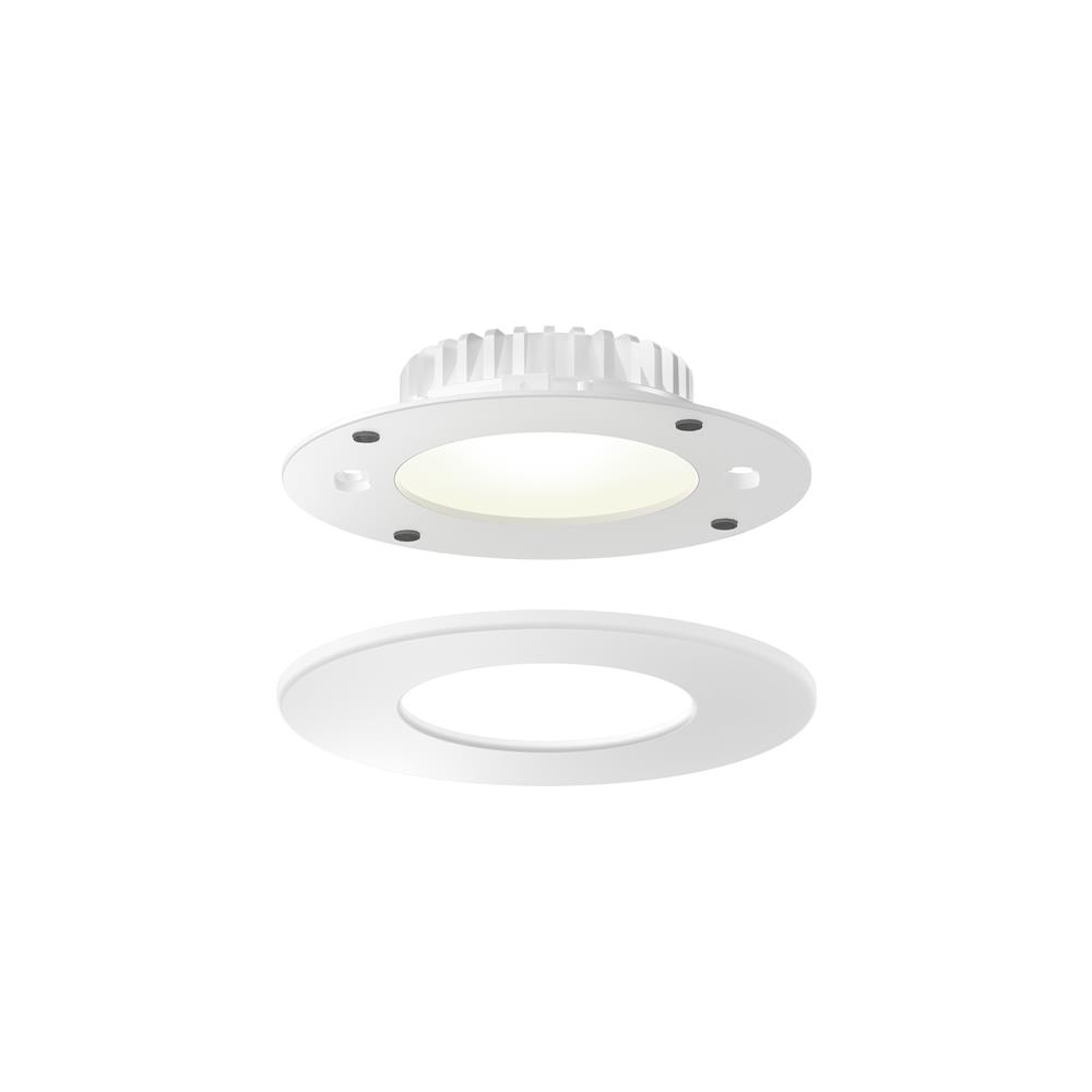Dals Lighting RTF4-3K-WH 4" panel light retrofit for octagonal junction box and 4" can