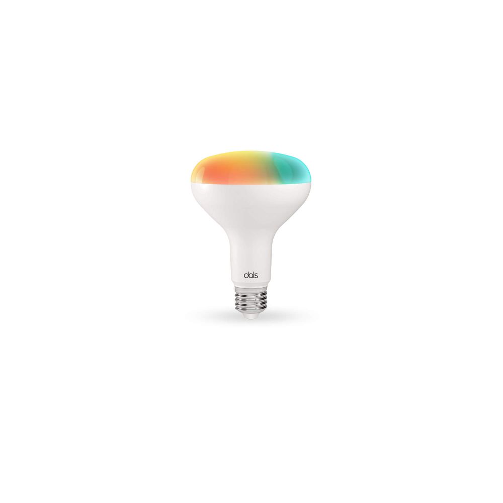 Dals Lighting SM-BLBBR30 Dals Connect Smart Br30 RGB+CCT Light Bulb in White