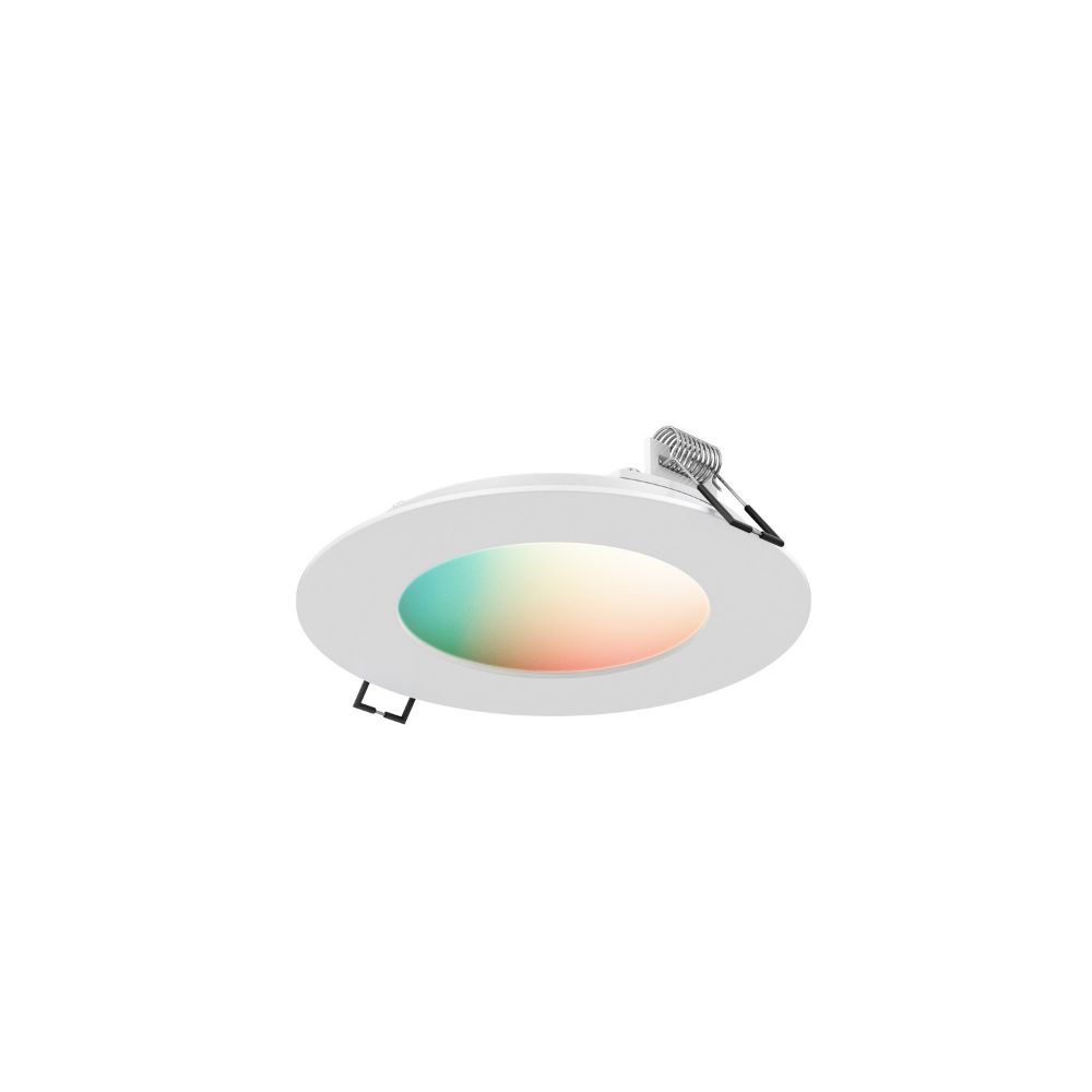 Dals Lighting SM-PNL4WH 4 Inch Smart RGB+CCT LED Recessed Panel light in White