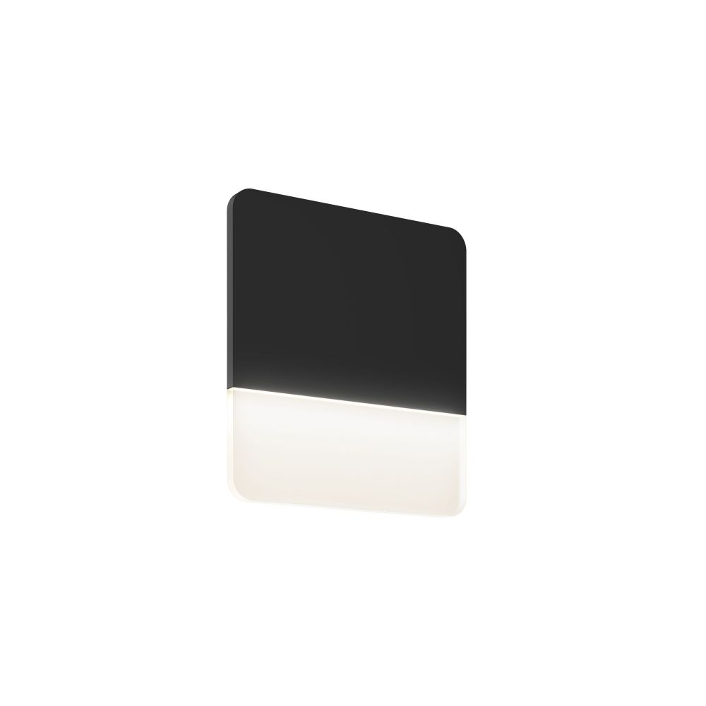 Dals Lighting SQS10-3K-BK 10 Inch Square Ultra Slim Wall Sconce in Black