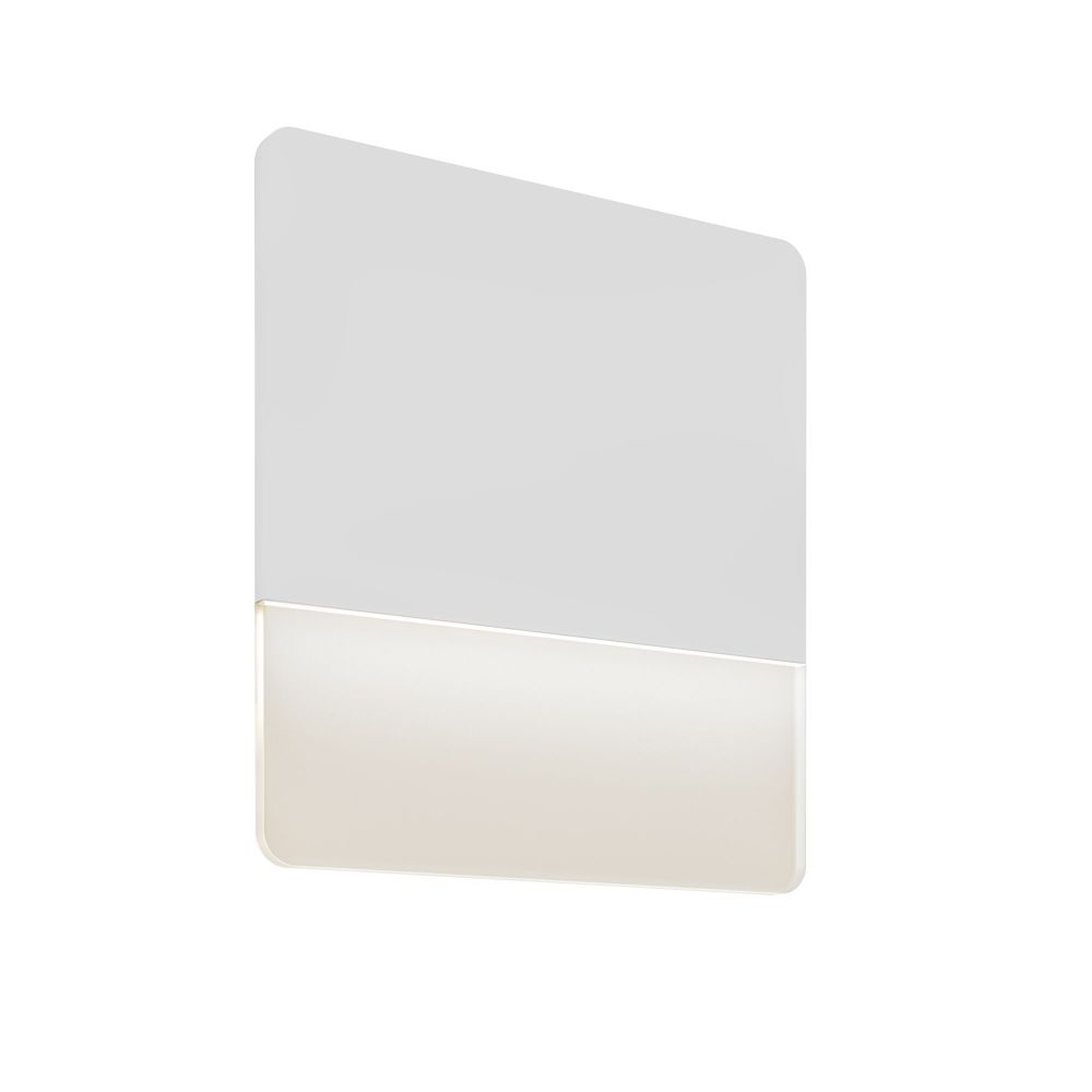 Dals Lighting SQS15-3K-WH 15 Inch Square Ultra Slim Wall Sconce in White