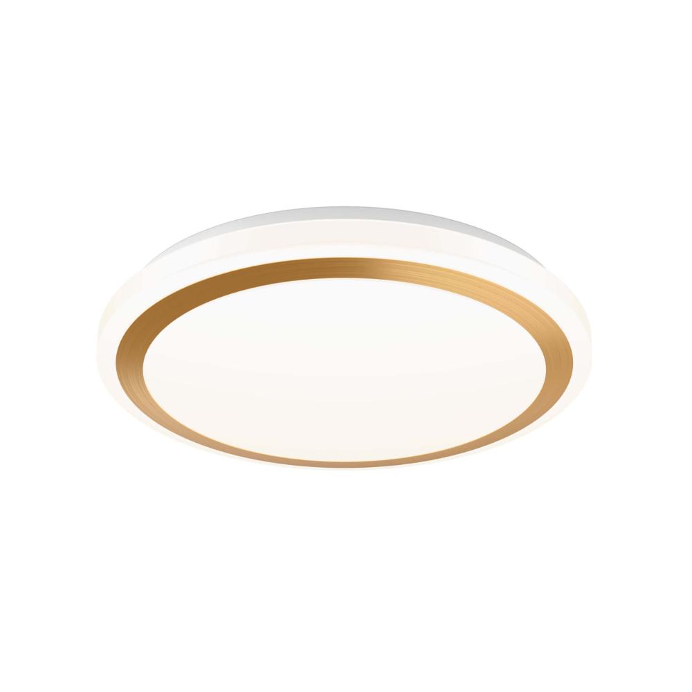 Dals Lighting CFG13-CC-GD Round Glass Flush Mount - Gold
