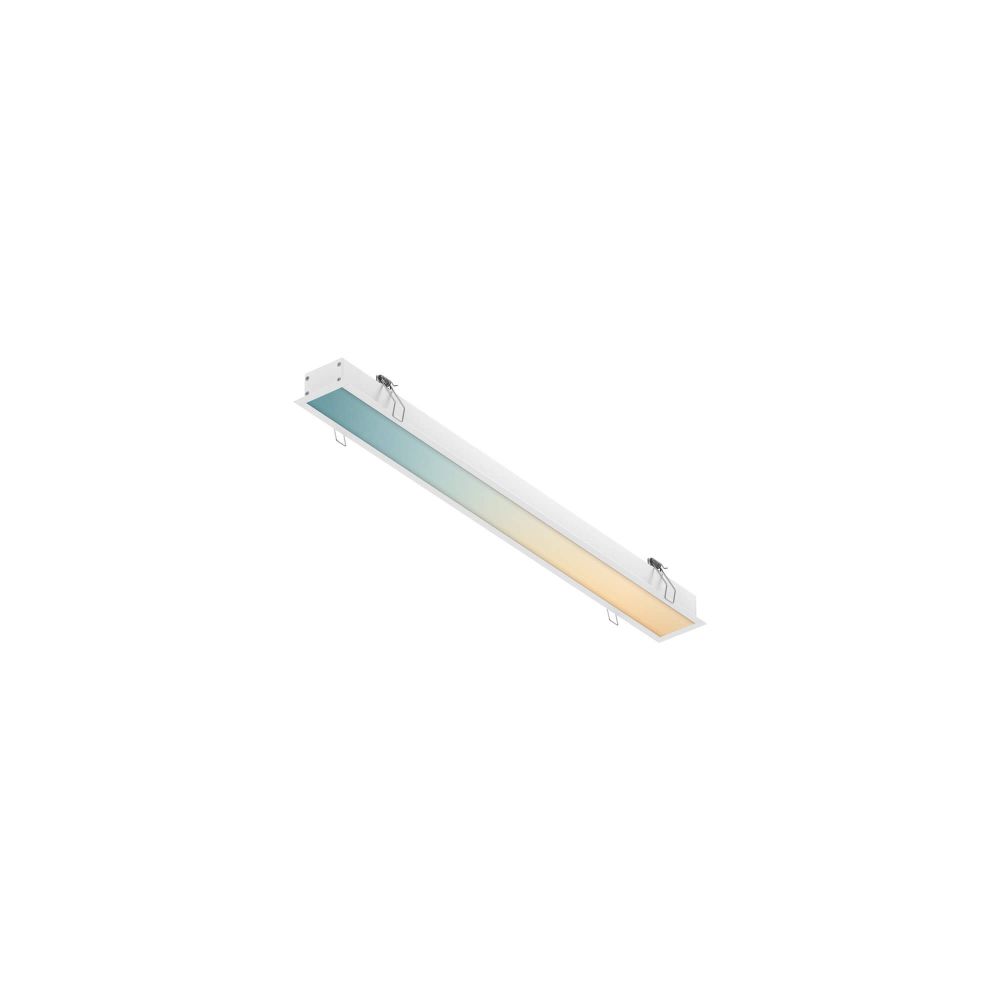 Dals Lighting DCP-LNR48-WH Dcp Recessed Linear 48" Rgb + 5cct in Matt white