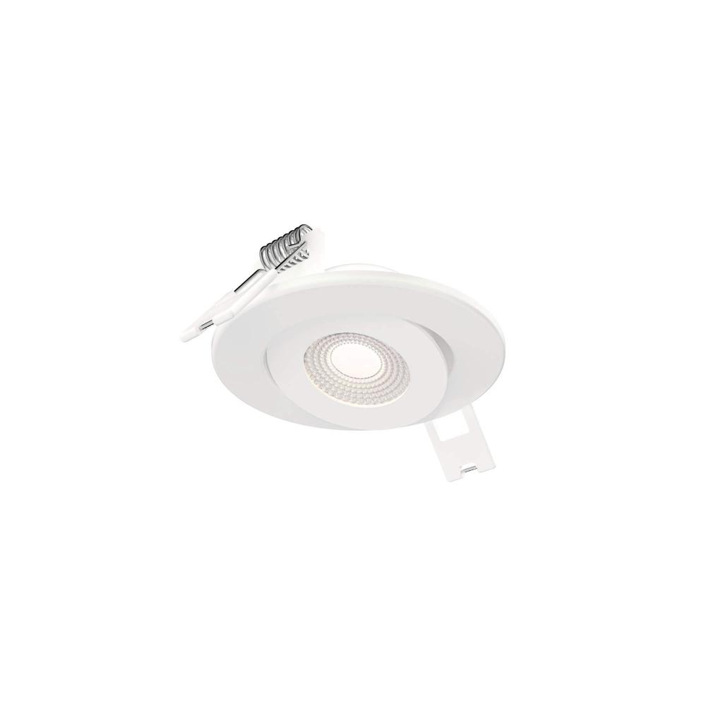 Dals Lighting FGM2-CC-WH Flat LED Recessed Gimbal - White