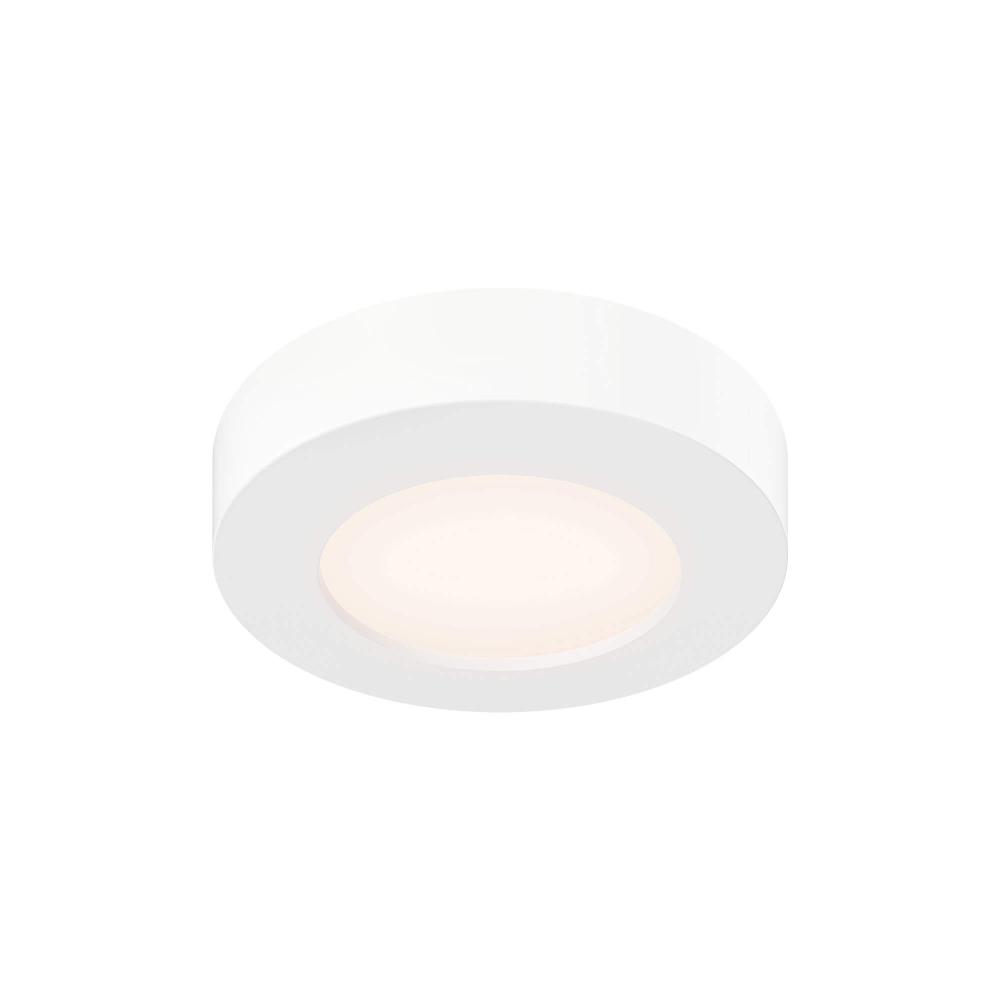 Dals Lighting FMP05-CC-WH Plastic Flush Mount, 5CCT - White