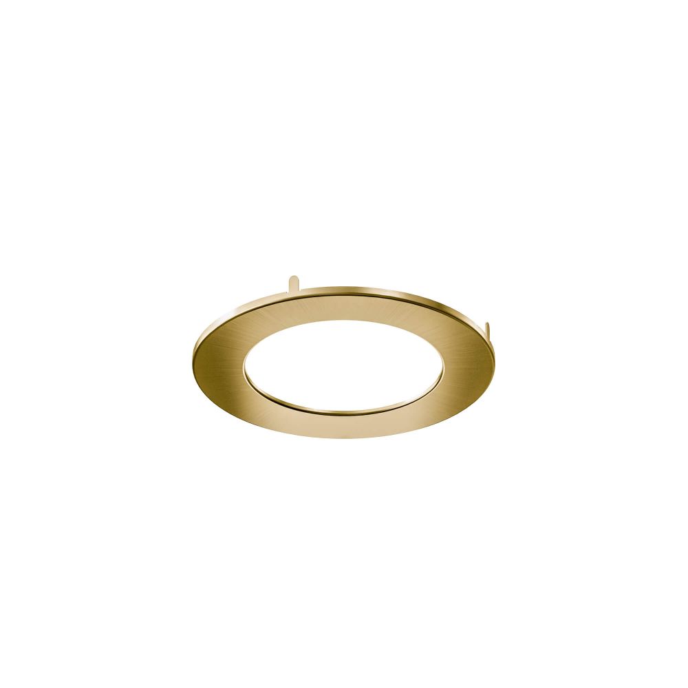 Dals Lighting REC-PT4-BB 4" Recessed Add-on Trim In Brushed Brass