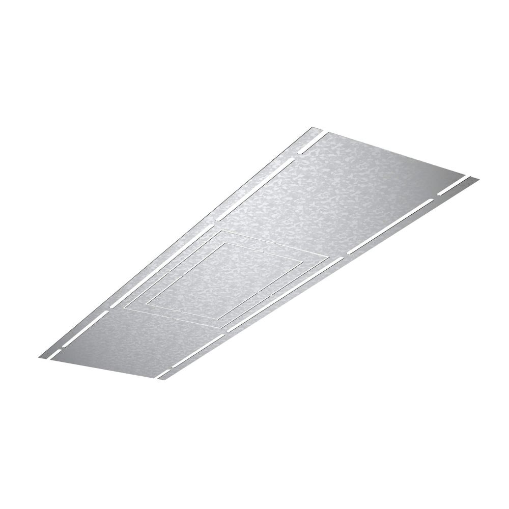 Dals Lighting RFP-DUO Universal Flat rough-in plate for Duo FGM &GBR recessed in Aluminum