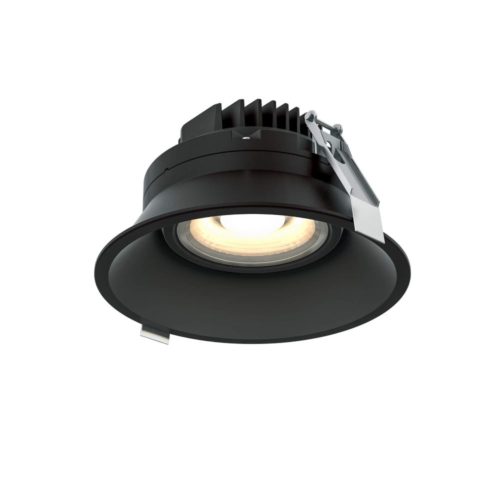 Dals Lighting RGM6-CC - 6" Facet Regressed Gimbal Downlight With Thin Trim In Black