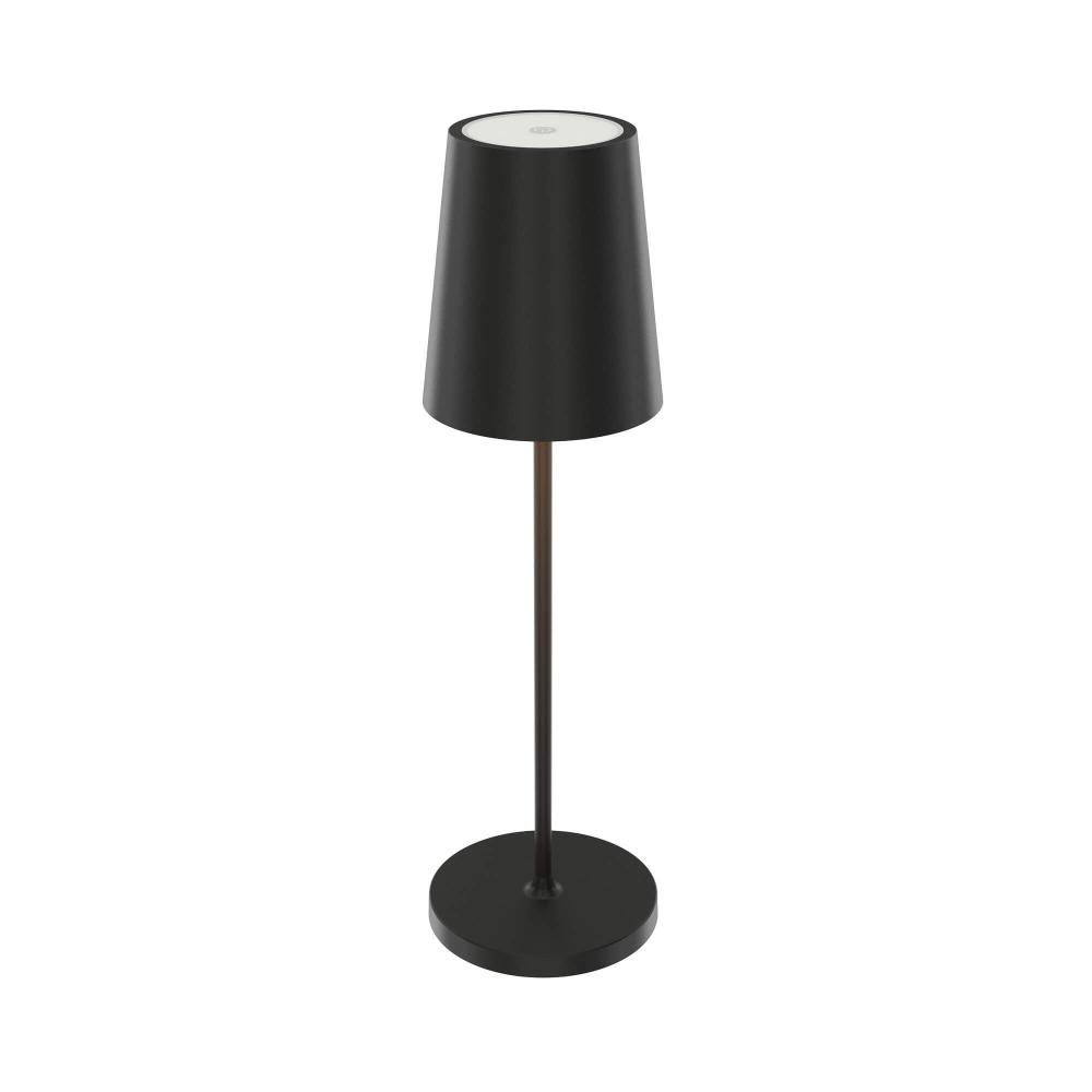 Dals Lighting RTL-3C-BK Rechargeable Table Lamp, 3CCT - Black
